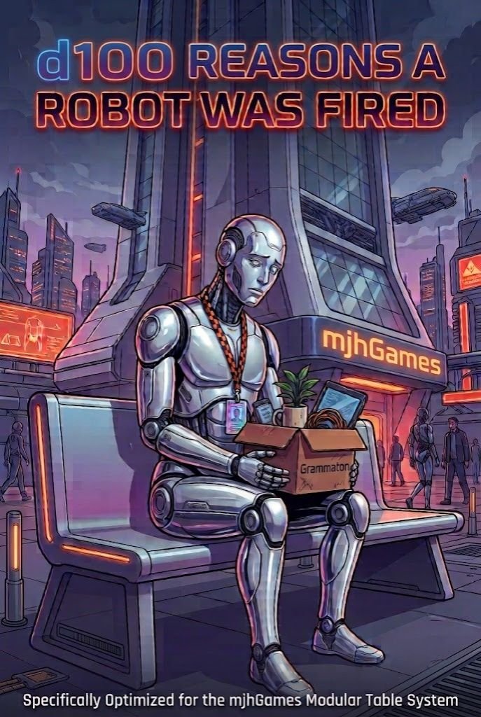 d100 Reasons a Robot Was Fired